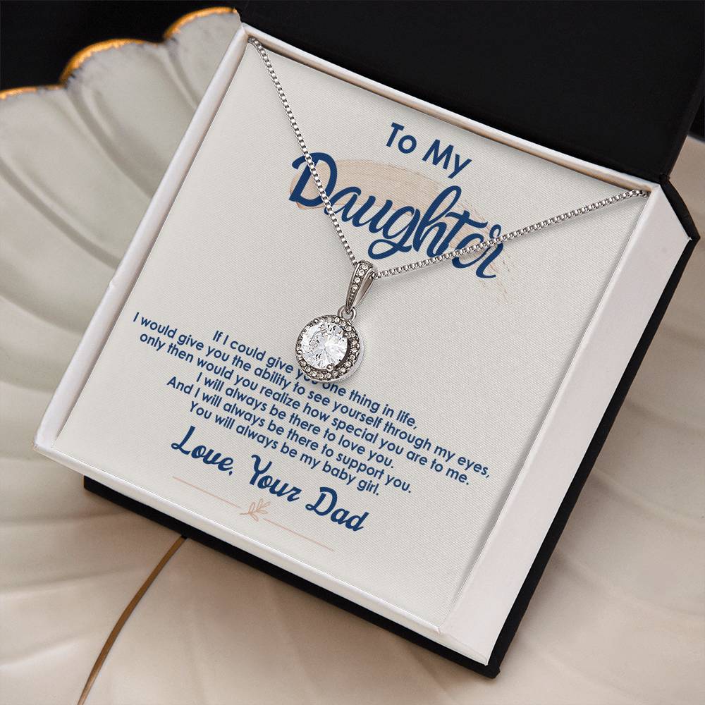 Always Be My Baby Girl — Eternal Hope Necklace | Sentimental Gift for Daughter