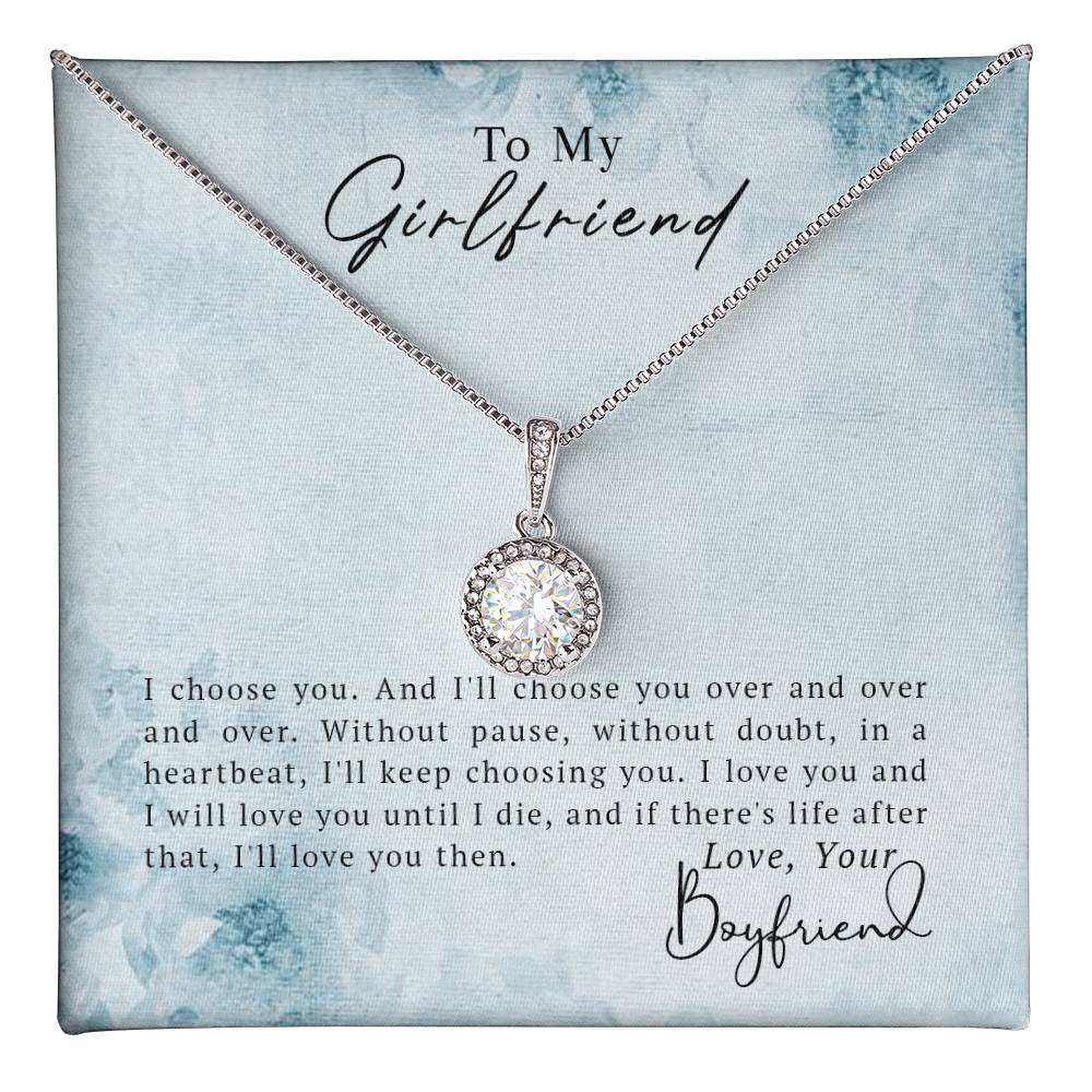 To My Girlfriend — Eternal Hope Necklace | Birthday Gift for Girlfriend