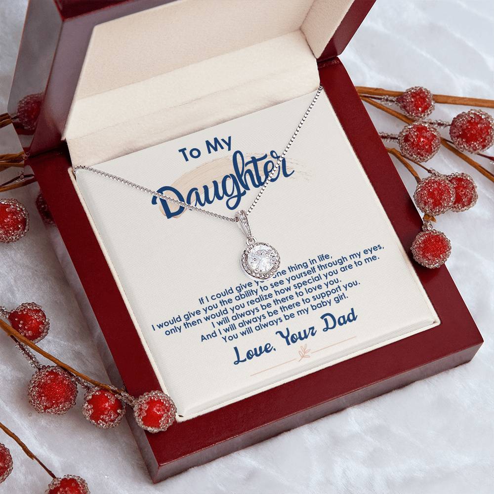 Always Be My Baby Girl — Eternal Hope Necklace | Sentimental Gift for Daughter