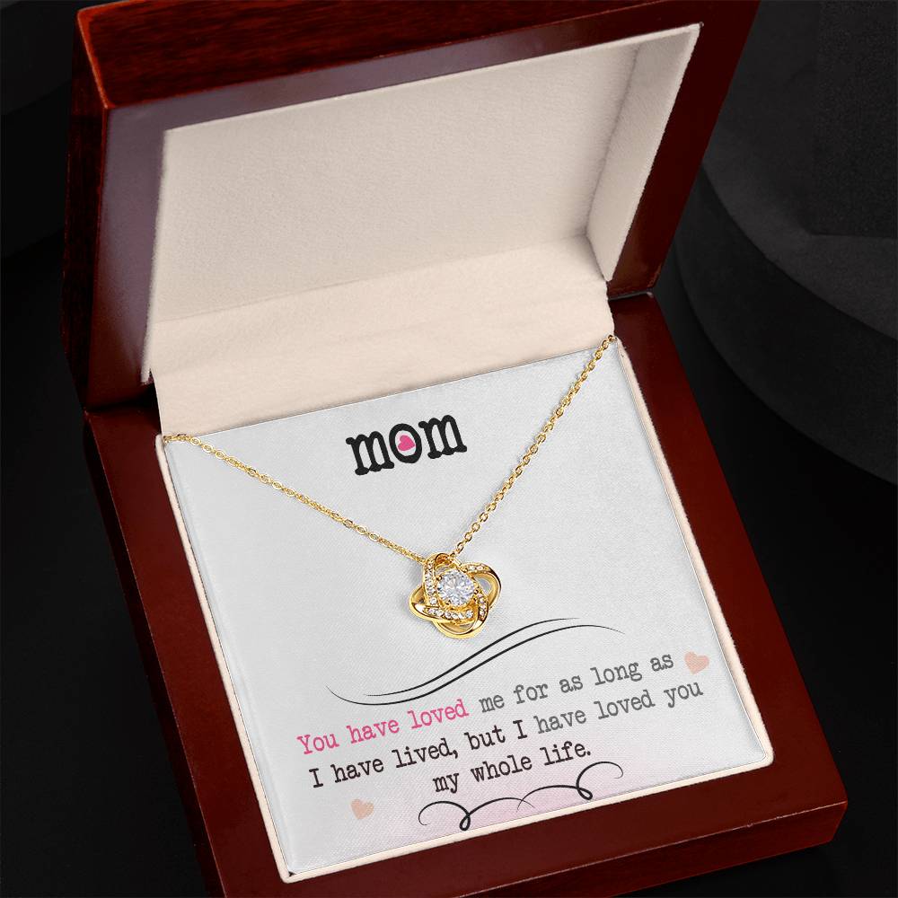 My Whole Life — Love Knot Necklace | Sentimental Mother&