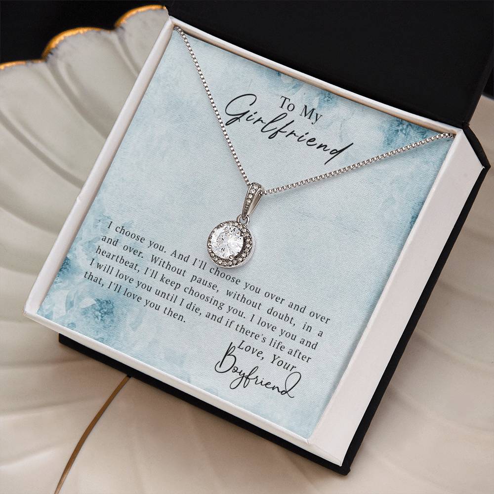 To My Girlfriend — Eternal Hope Necklace | Birthday Gift for Girlfriend