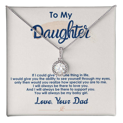Always Be My Baby Girl — Eternal Hope Necklace | Sentimental Gift for Daughter