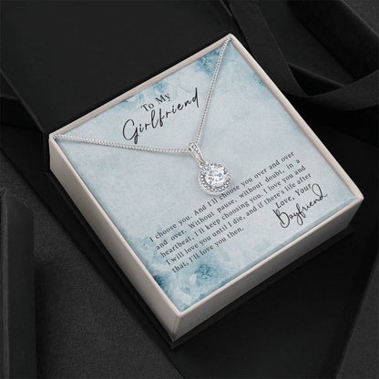 To My Girlfriend — Eternal Hope Necklace | Birthday Gift for Girlfriend