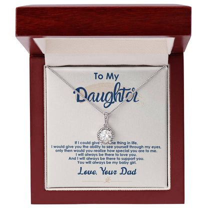 Always Be My Baby Girl — Eternal Hope Necklace | Sentimental Gift for Daughter