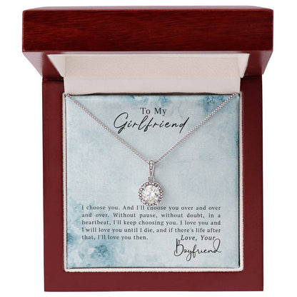 To My Girlfriend — Eternal Hope Necklace | Birthday Gift for Girlfriend