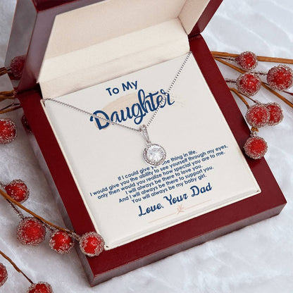 Always Be My Baby Girl — Eternal Hope Necklace | Sentimental Gift for Daughter