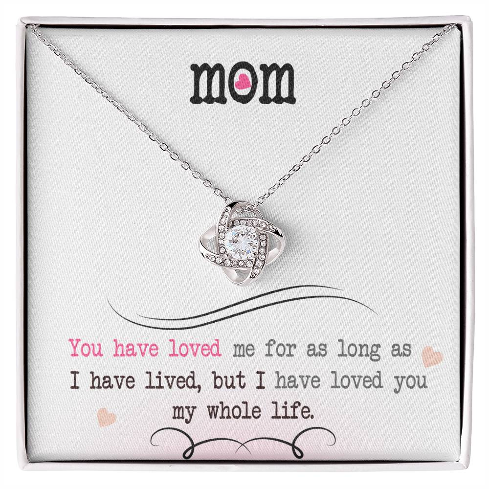 My Whole Life — Love Knot Necklace | Sentimental Mother&
