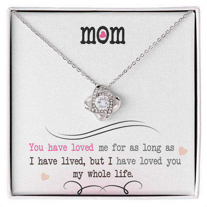 My Whole Life — Love Knot Necklace | Sentimental Mother&