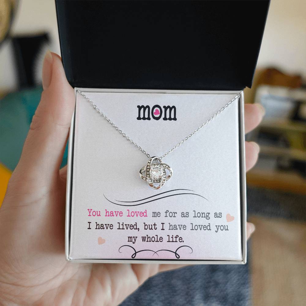 My Whole Life — Love Knot Necklace | Sentimental Mother&