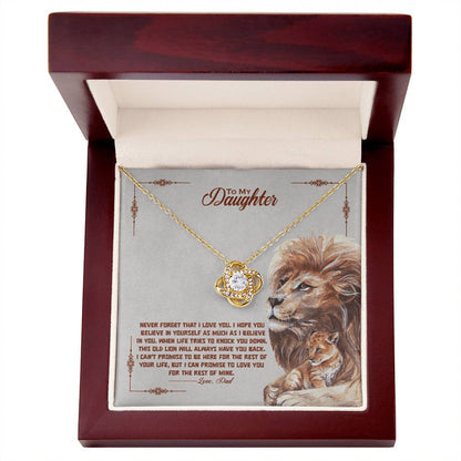 Never Forget How Special You Are — Love Knot Necklace | Gift for Daughter