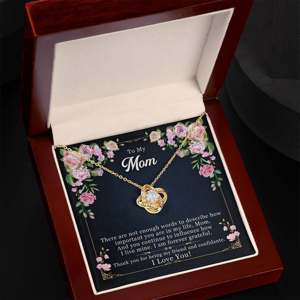 Forever Grateful — Love Knot Necklace | Thank You Mother&