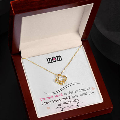 My Whole Life — Love Knot Necklace | Sentimental Mother&