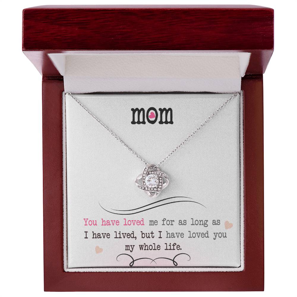 My Whole Life — Love Knot Necklace | Sentimental Mother&
